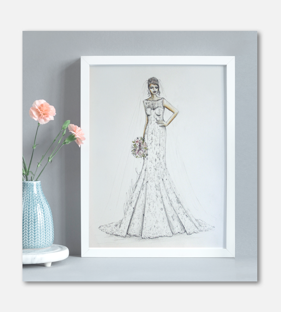 Bridal Fashion Illustration