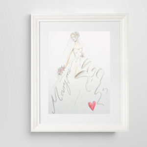 Marry Me wedding illustration