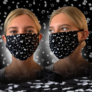 Spooky Cartoon Eyes Face Mask