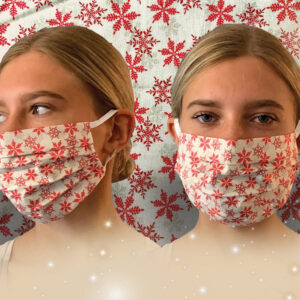 Snowflakes Face Mask