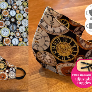 clock face mask
