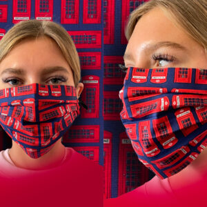 Telephone Box Face Mask