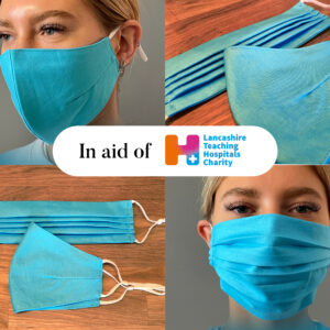 Lancashire Teaching Hospitals Charity Face Mask in Cyan