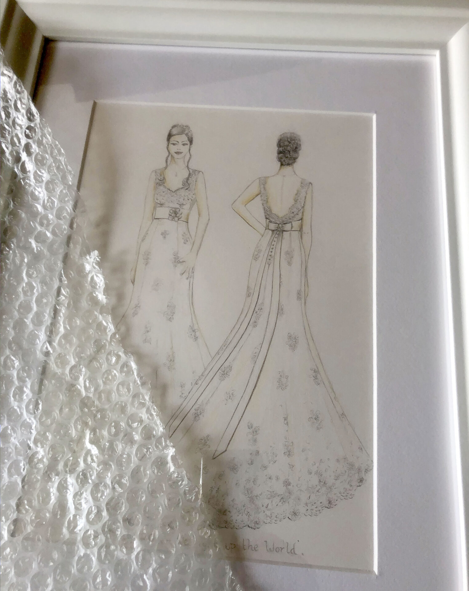Bridal wedding illustration